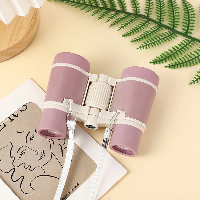 Children’s Magnification Jungle Binoculars USA Portable Shockproof Telescope & Magnifying Glass for Birthday Gifts, Hiking & Camping - Ammpoure