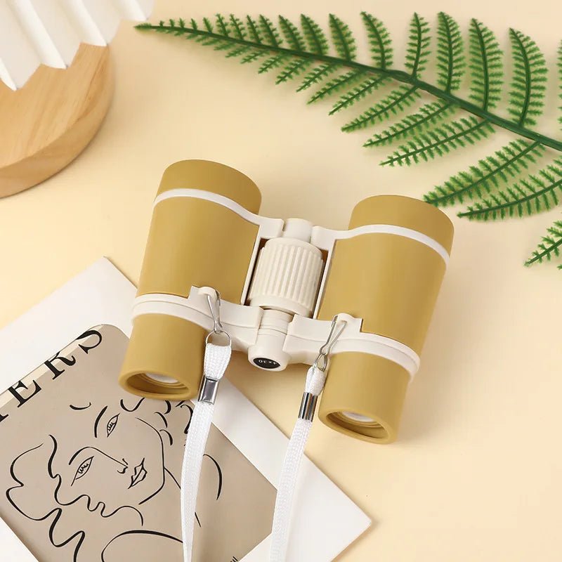 Children’s Magnification Jungle Binoculars USA Portable Shockproof Telescope & Magnifying Glass for Birthday Gifts, Hiking & Camping - Ammpoure