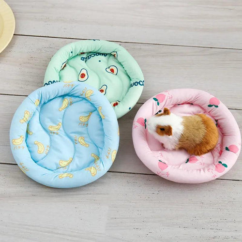 Circular Hamster Bed Comfortable Sleep Mat Pad for Hedgehog Squirrel Mice Rats Guinea Pig Chinchilla Small Animal Soft Cushion - Ammpoure Wellbeing 🇬🇧