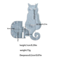 Load image into Gallery viewer, Crystal Resin Mold Magic Cat Wall Candlestick Home Decoration Silicone Mold - Ammpoure Wellbeing

