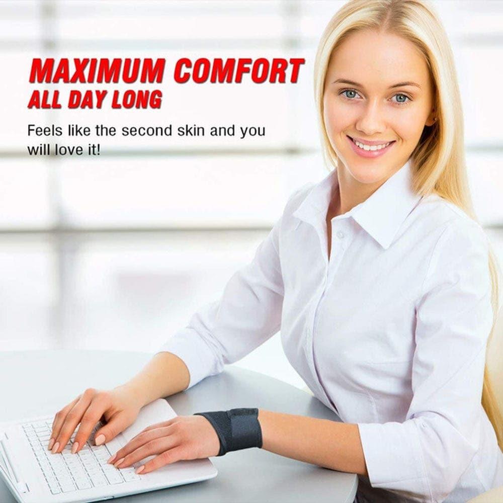 Deals: 1pair Carpal Tunnel Wrist Brace + Knee Support Brace Protector UK - Pair - Ammpoure