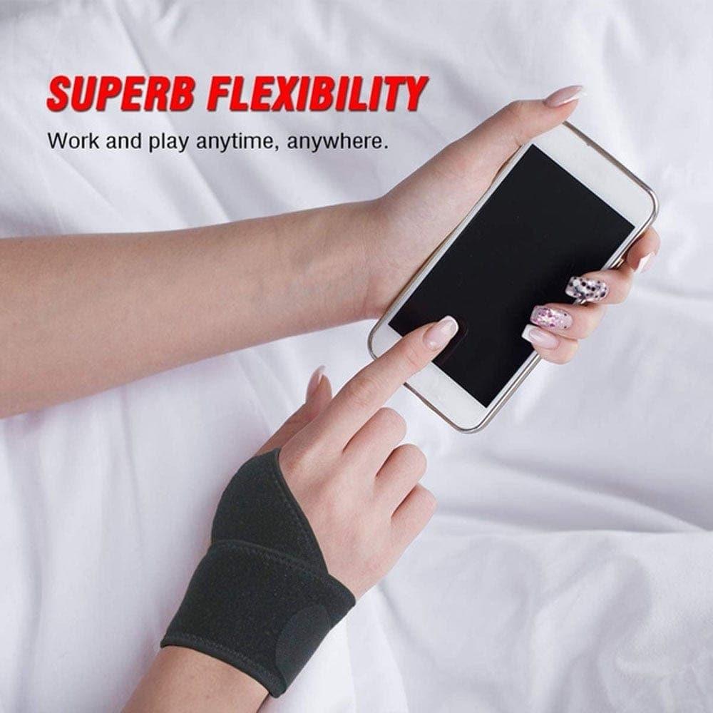 Deals: 1pair Carpal Tunnel Wrist Brace + Knee Support Brace Protector UK - Pair - Ammpoure