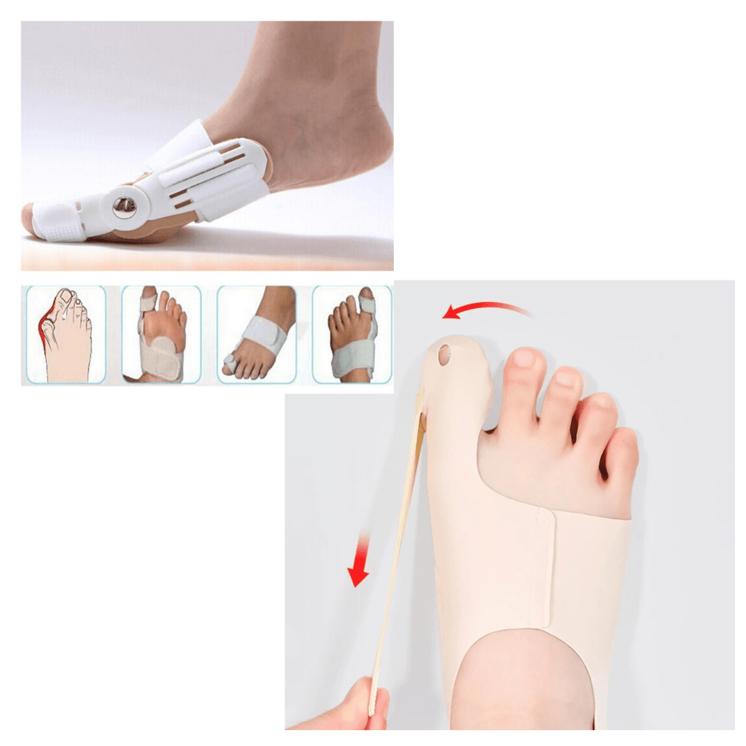 Deals: 1PC Big Toe Bunion Corrector Adjustable Orthopedic Socks Toes Separator + Bunion Splint Big Toe Straightener Corrector UK - Ammpoure
