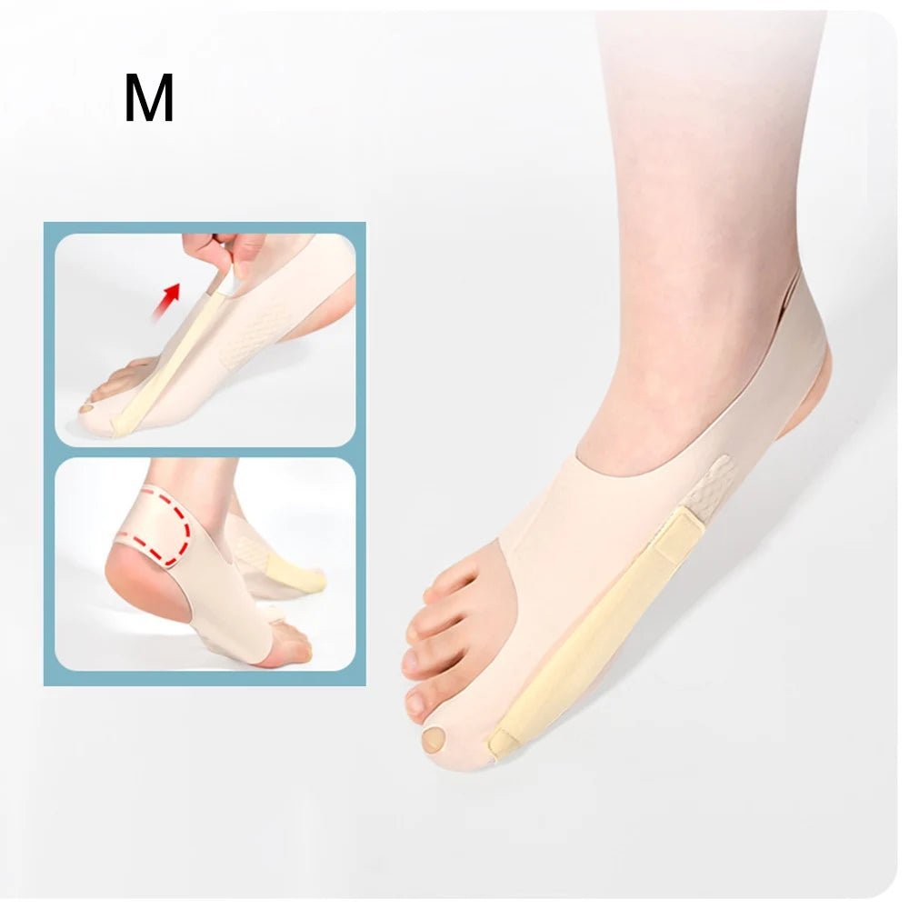 Deals: 1PC Big Toe Bunion Corrector Adjustable Orthopedic Socks Toes Separator + Bunion Splint Big Toe Straightener Corrector UK - Ammpoure