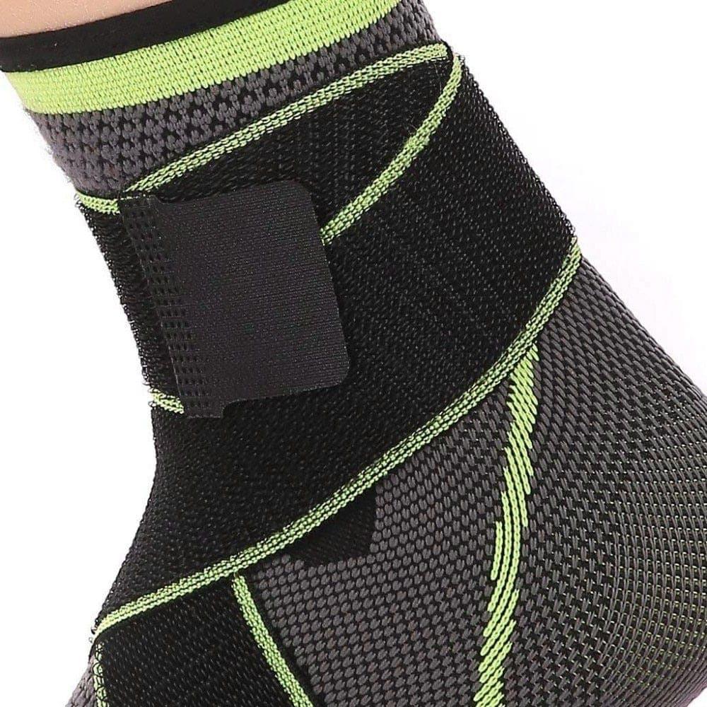 Deals: 2 Pieces Breathable Bandage Compression Sleeve Elbow Brace + Ankle brace for sprain strap bandage UK - Ammpoure