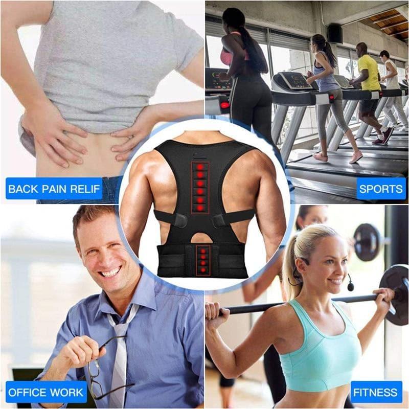 Deals: Adjustable Magnetic Therapy Posture Corrector Brace + Smart Posture Corrector Device Uk - Ammpoure