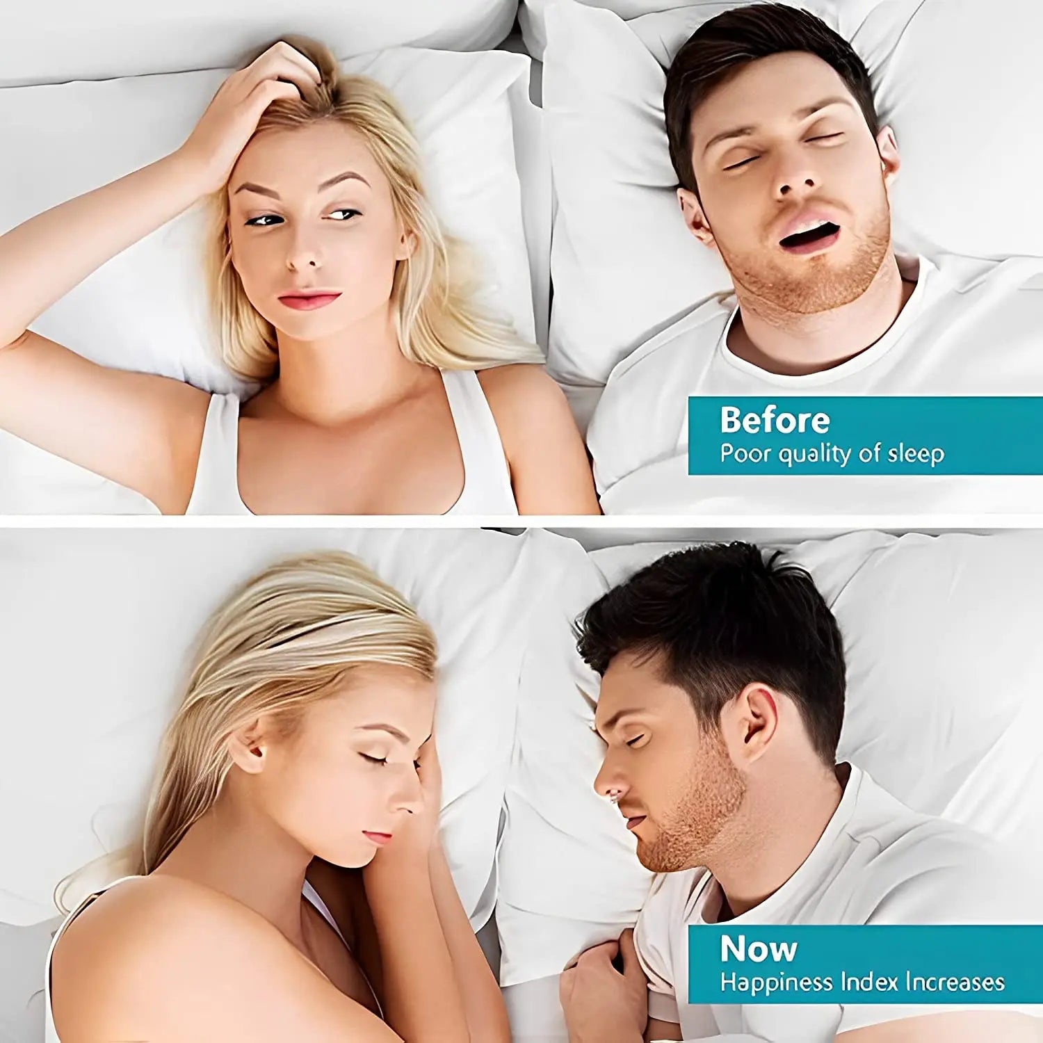 Deals: Anti Snoring Nasal Dilator Easy Breathe Silent Sleep + 1 PC Silicone Nose Clip Magnetic Anti Snore UK - Ammpoure