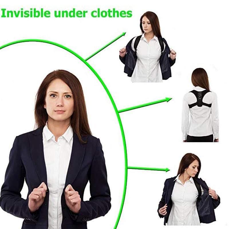 Deals: Posture Corrector Belt for Men and Women + Smart Posture Hunchback Back Smart Posture Corrector Device Uk - Ammpoure