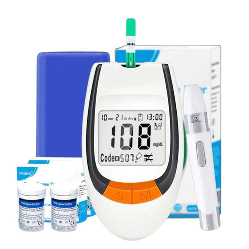 Digital blood glucose meter monitor- one touch select - non invasive - 50 strips - Ammpoure Wellbeing 🇬🇧