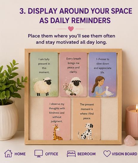 Divine Timing Affirmation Cards, Faith Surrender Journal Inserts (PDF) - Ammpoure