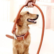Load image into Gallery viewer, Dog Collar Leash Set Harness Pet Collar Leather Large Dog Puppy Accessories Pets Supplies German Shepherd Golden Retriever - Ammpoure Wellbeing 🇬🇧
