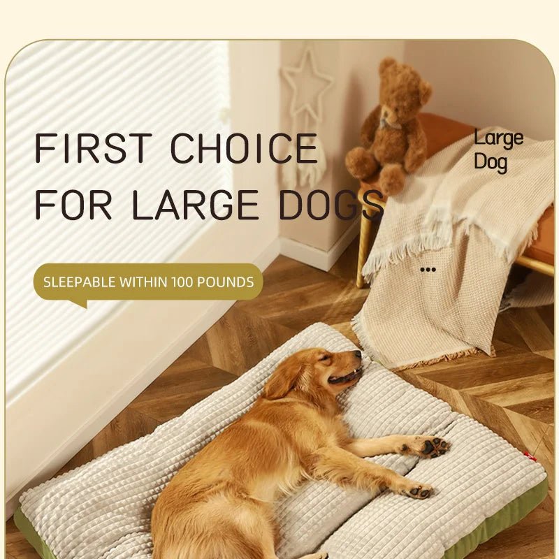 Dog Sleeping Bed USA Warm Soft Fleece Pet Blanket, Detachable Cat & Puppy Mat Cushion for Small, Medium & Large Dogs Pet Supplies - Ammpoure