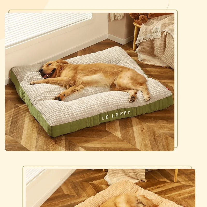 Dog Sleeping Bed USA Warm Soft Fleece Pet Blanket, Detachable Cat & Puppy Mat Cushion for Small, Medium & Large Dogs Pet Supplies - Ammpoure