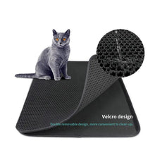 Load image into Gallery viewer, Double Layer EVA Cat Litter Pad Waterproof Non-slip Sand Basin Filter Kitten Dog Washable Mattress Floor Mat Pet Clean Supplies - Ammpoure Wellbeing 🇬🇧
