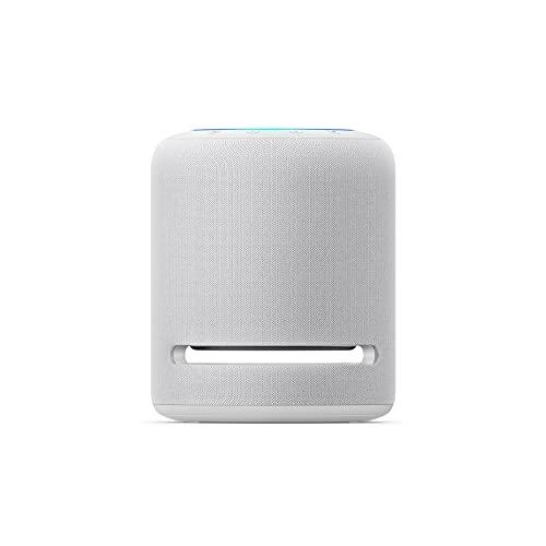 Echo Studio | Our best-sounding Wi-Fi and Bluetooth smart speaker ever | Dolby Atmos, spatial audio, smart home hub and Alexa | Glacier White - Ammpoure Wellbeing