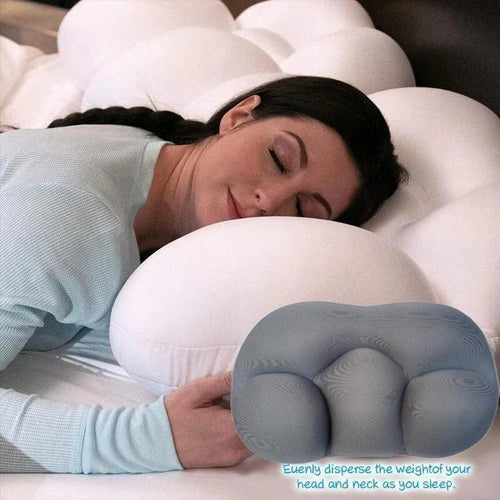 Egg Sleeper All-round Sleep Pillow Neck Head Massager Sleeping Memory Foam Cushion Assisting Sleep Health Neck Hump Corrector - Ammpoure Wellbeing 🇬🇧