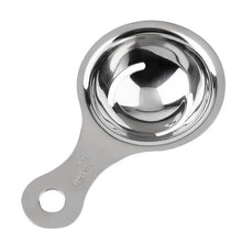 Load image into Gallery viewer, Egg White Separator Stainless Steel Tools Eggs Yolk Filter Gadgets Kitchen Accessories Separating Funnel Spoon Divider Utensils - Ammpoure Wellbeing 🇬🇧
