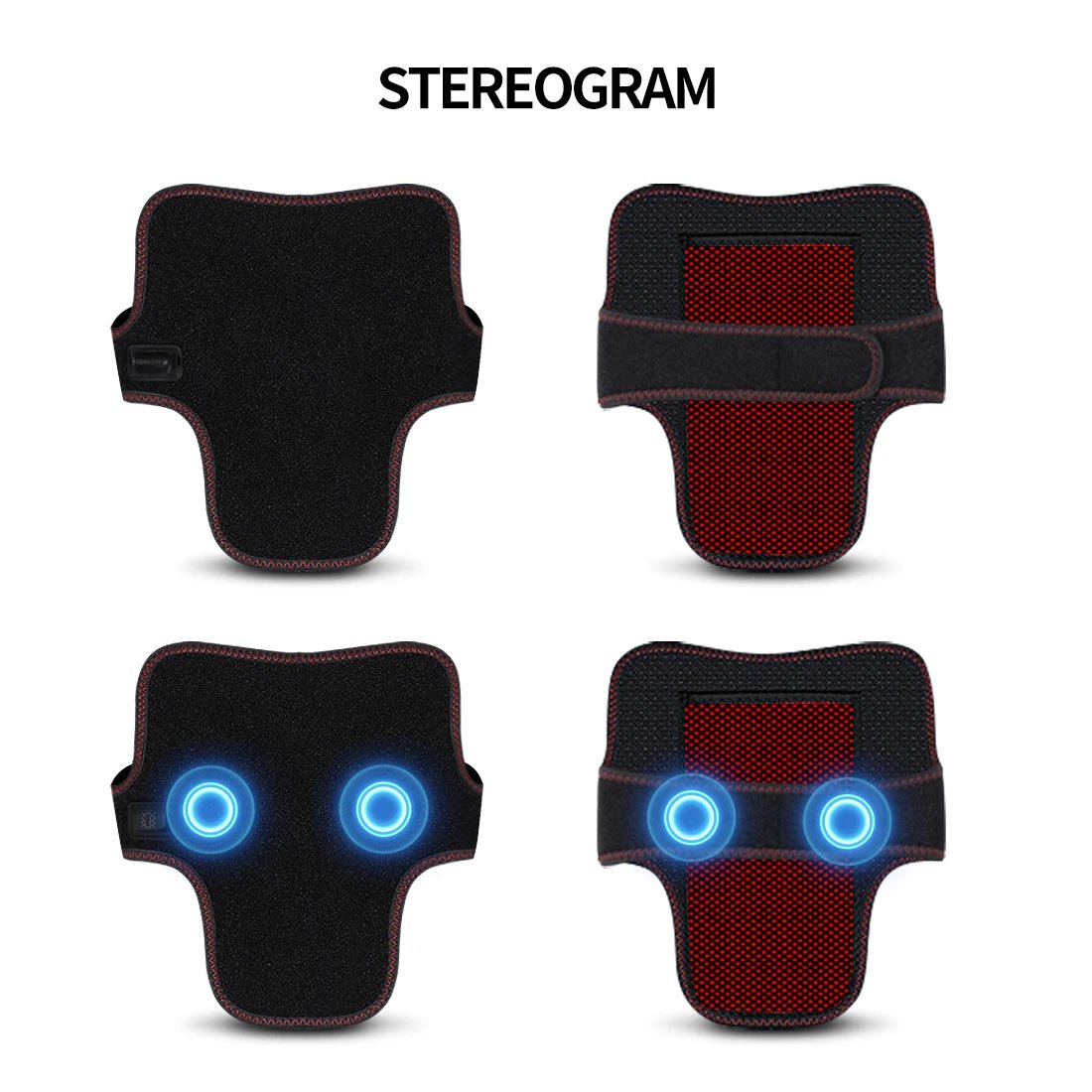 Electric Heated Neck Protection Belt with Three Adjustable Temperature Levels for Warmth And Neck Massage Relaxation - Ammpoure