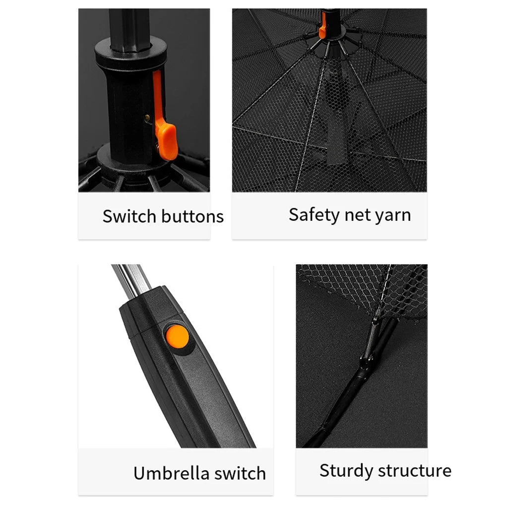 Electric Umbrella Umbrella With Fan USB Rechargeable Battery Portable Fan Umbrella With Mist Spray Umbrella For Summer Walking - Ammpoure