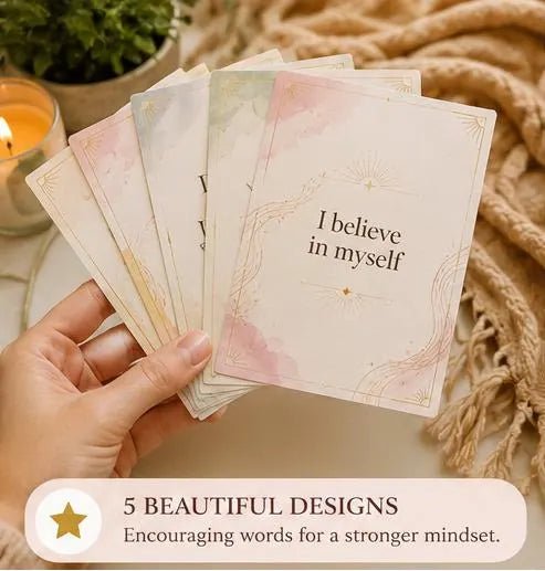 Empowered Leader Mindset Affirmation Cards, Professional Growth Daily Focus Deck, Mindful Workplace Routine Template, Corporate Gift, PDF - Ammpoure