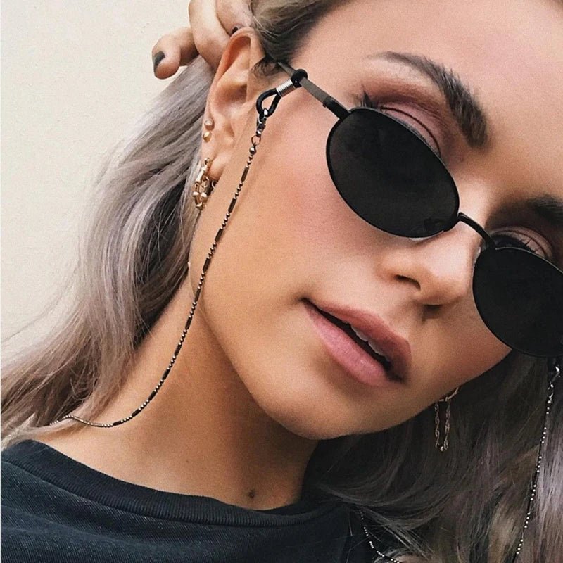 Fashion Women’s Sunglasses Chain Canada Cylinder Bead Anti-Falling Eyeglasses Cord Necklace Mask Chain for Women Gifts - Ammpoure