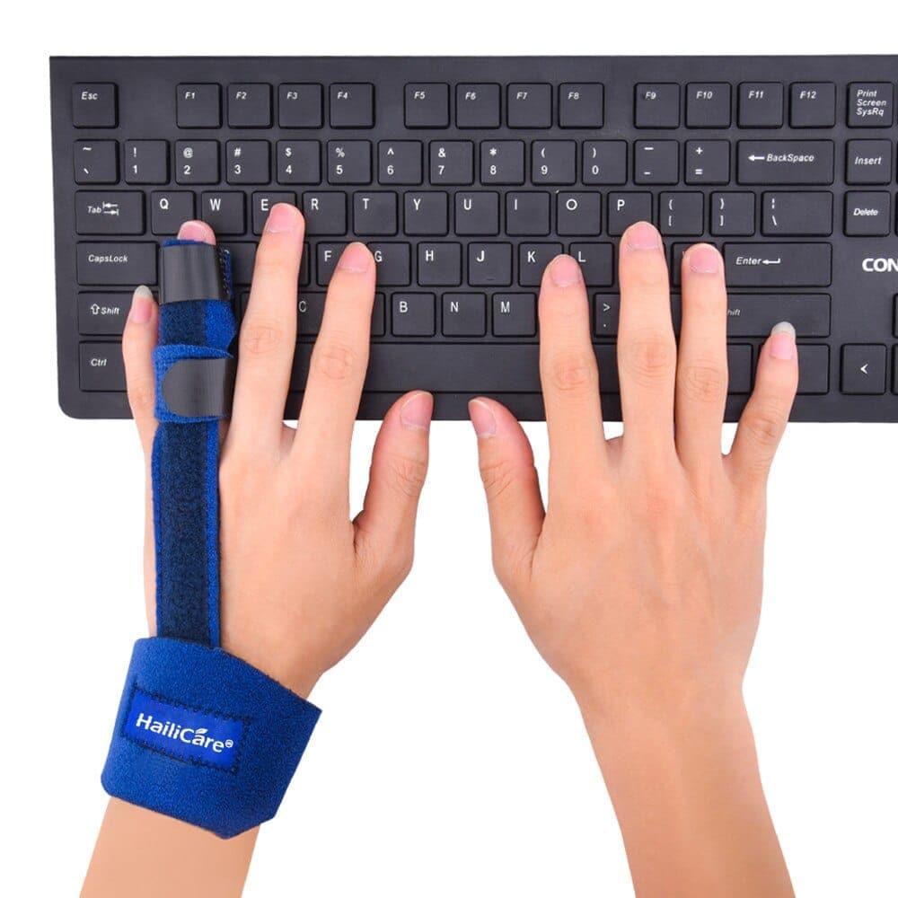 Finger Corrector Brace Stabilizer Adjustable Guard Support Splint Arthritis Tendonitis Sprained Pain Relief Rehabilitation Belt - Ammpoure Wellbeing
