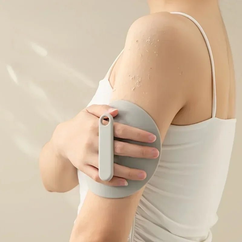 Finger-Design Silicone Shower Scrub Gloves USA Painless Exfoliating Dead-Skin & Mud Remover Body Bath Tool - Ammpoure
