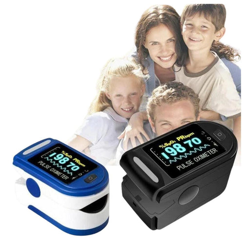 Fingertip Pulse Oximeter with OLED Display - Ammpoure Wellbeing 🇬🇧
