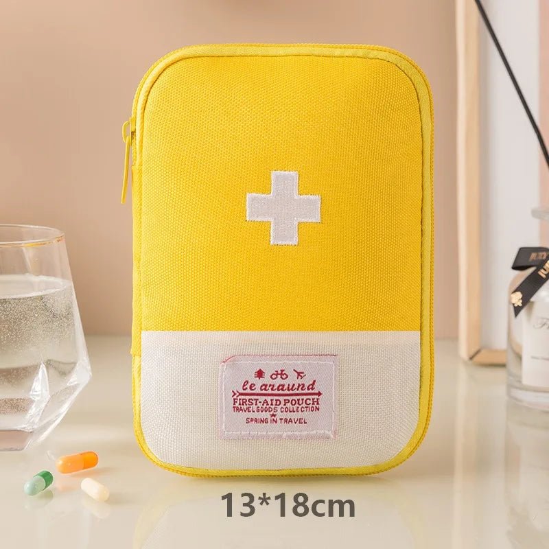 First Aid Kit Pouch Home Medicine Storage Bag Suitable For Outdoor Travel Medical Bag Home Rescue Emergency Survival Kit - Ammpoure