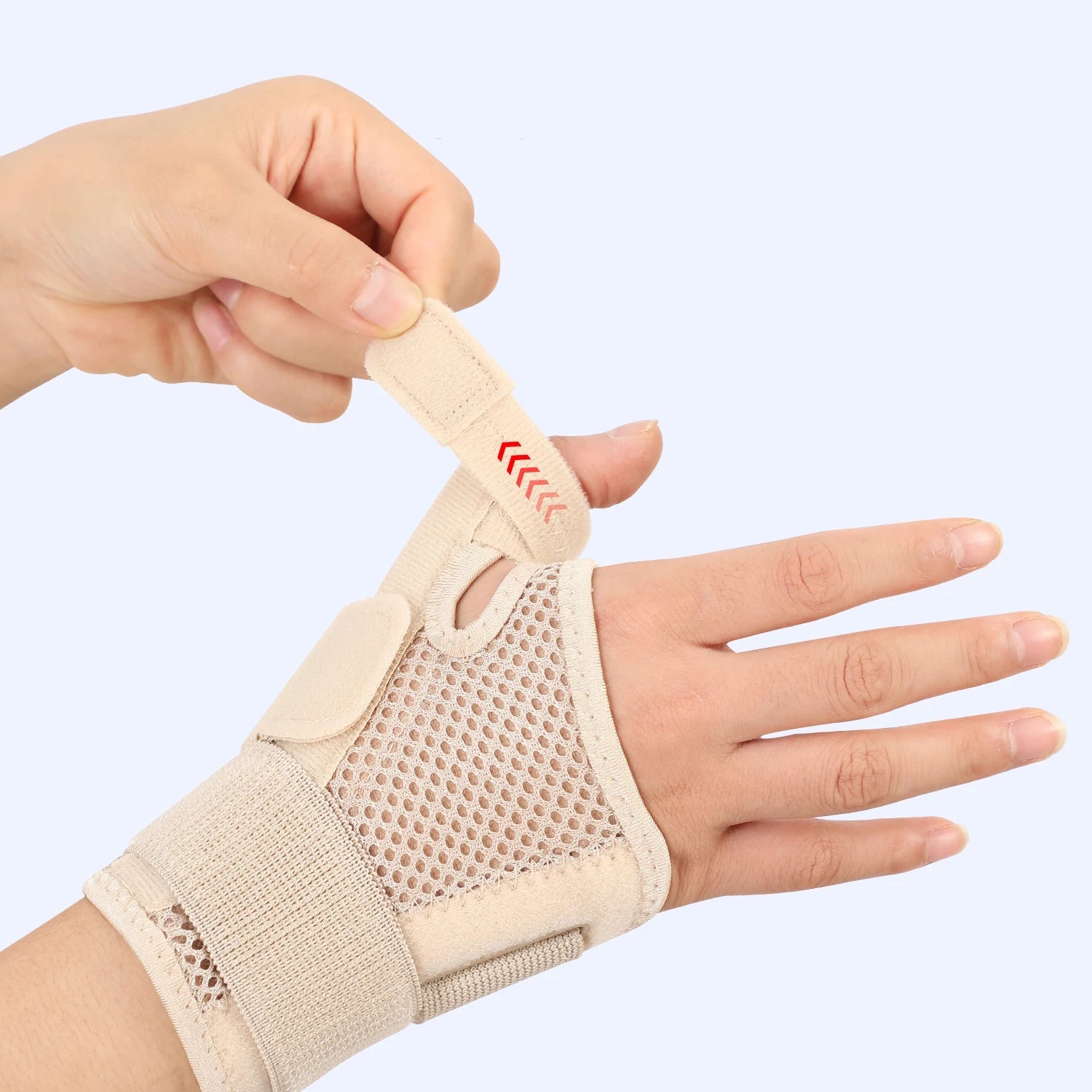 Flexible Splint Wrist Thumb Support Brace for Tendonitis Arthritis Breathable Thumb Protector Guard Fits Right and Left Hand - Ammpoure