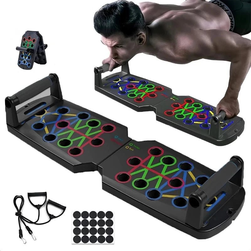 Foldable Push-Up Board USA — Home Workout Training Set - Ammpoure