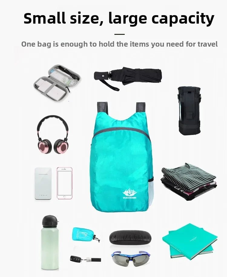 Folding Bag USA Travel Bag Backpack Outdoor Sports Backpack Skin Bag - Ammpoure