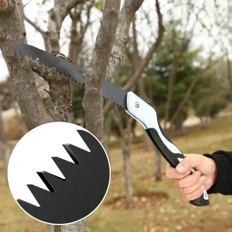 Gardening Portable Saw Secateurs Outdoor Logging Folding Hand Saw For the Garden Multifunctional Pruner Grip Tok Foldable Tools - Ammpoure