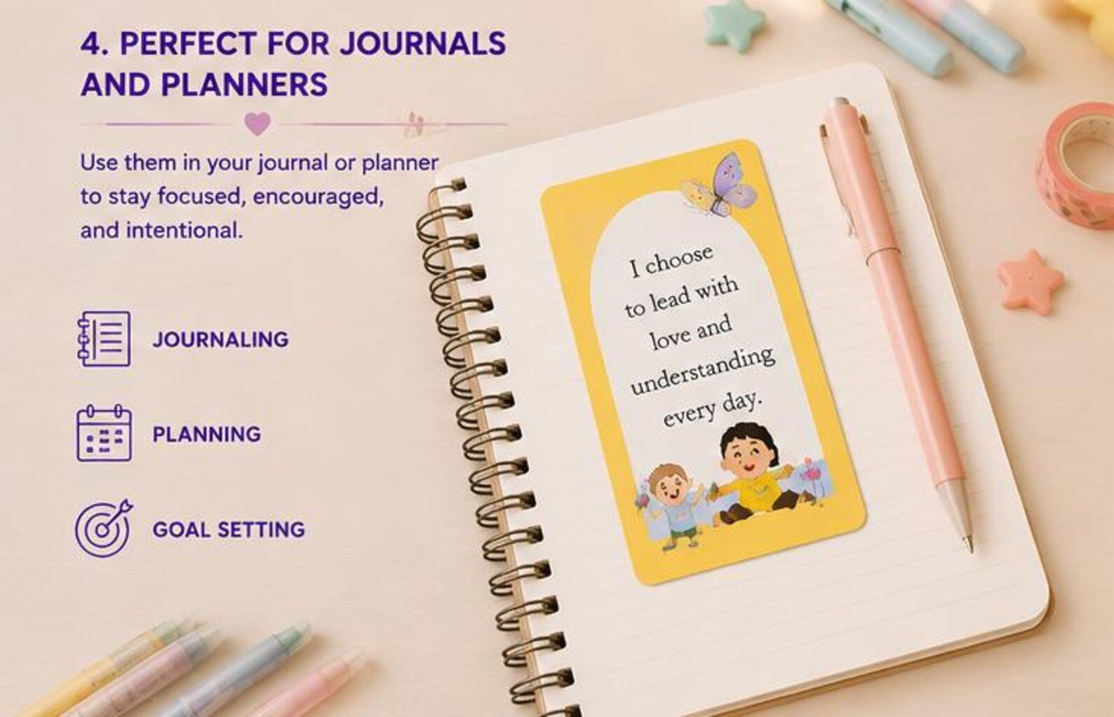 Gentle Parenting Affirmation Cards, Mindful Motherhood Quotes Template, Calming Gift for New Moms, Daily Family Flashcards, Digital PDF - Ammpoure