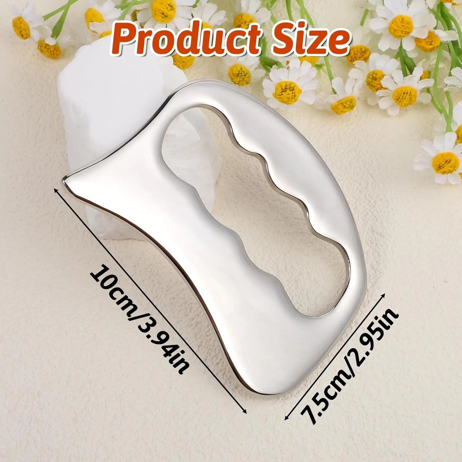 Gua Sha Tool Stainless Steel Muscle Full Body Skin Massage Tool Soft Tissue Myofascial Scraper Stuff Lymphatic Drainage Massager - Ammpoure