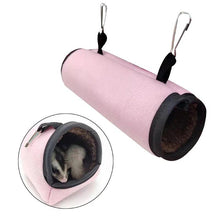Load image into Gallery viewer, Hamster Cage Ferret Tunnel Hammock For Rat Warm Hamster Tube Toy Hanging Bed Cage For Hamster Rabbit Guinea Pig Small Animals - Ammpoure Wellbeing 🇬🇧
