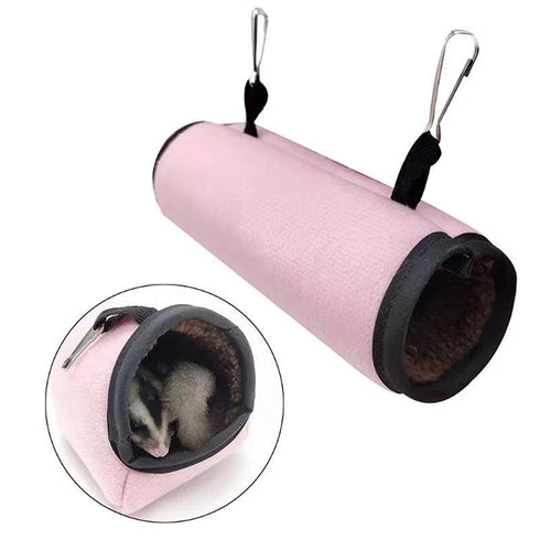 Hamster Cage Ferret Tunnel Hammock For Rat Warm Hamster Tube Toy Hanging Bed Cage For Hamster Rabbit Guinea Pig Small Animals - Ammpoure Wellbeing 🇬🇧