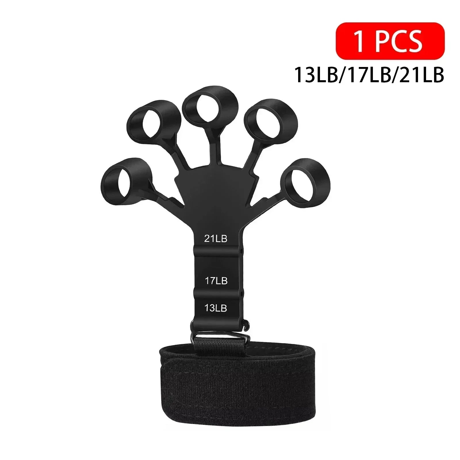 Hand Grip Strengthener Physical Tools Guitar Finger Trainer Training and Exercise Gym 6th Level Resistance Gripster Expander - Ammpoure