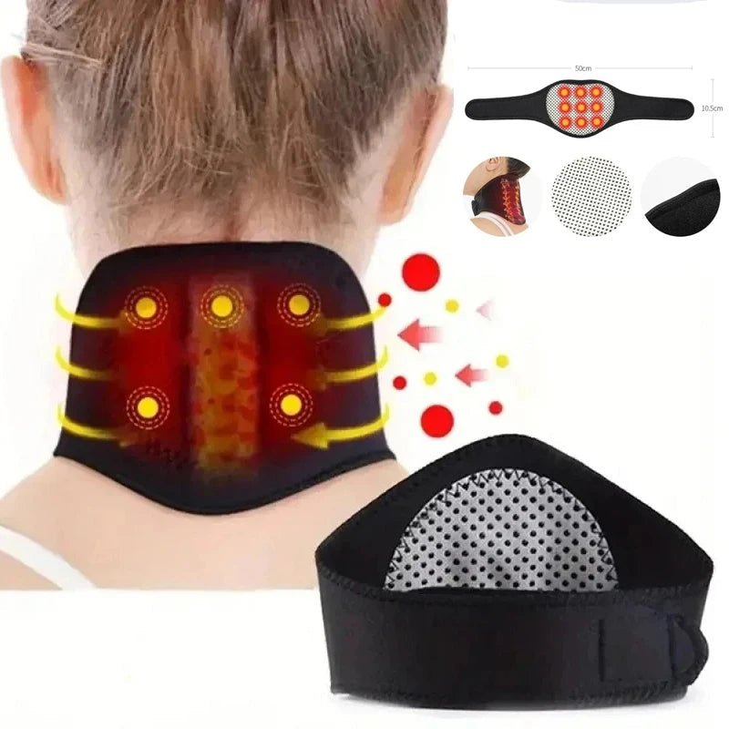 Heating Neck Medium Soft Portable Cervical Pillow Heat Therapy for Tingling, Pain ,Protecting Cervical Spine/// - Ammpoure