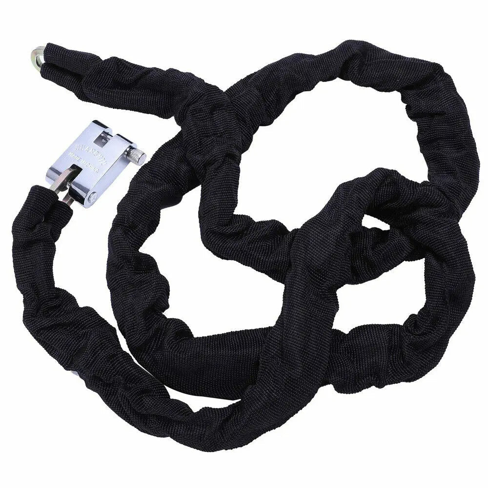 Heavy Duty Motorcycle Lock Anti - theft Bike Lock Strength Security Lock Road Accessories Motorbike Steel Chain Lock Padlock - Ammpoure