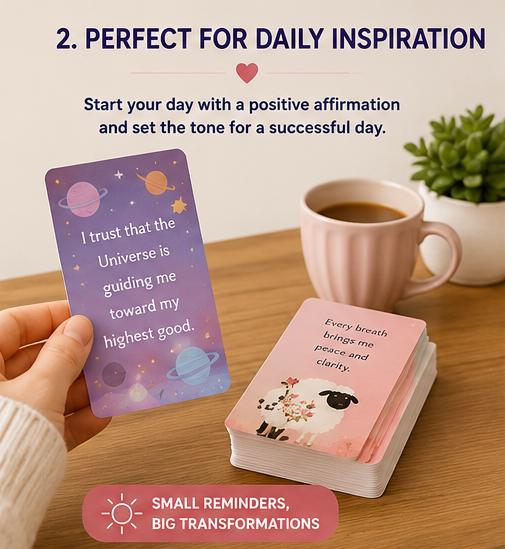 Holistic Wellness Cards, Daily Habit Tracker, Vibrant Lifestyle (PDF Download) - Ammpoure