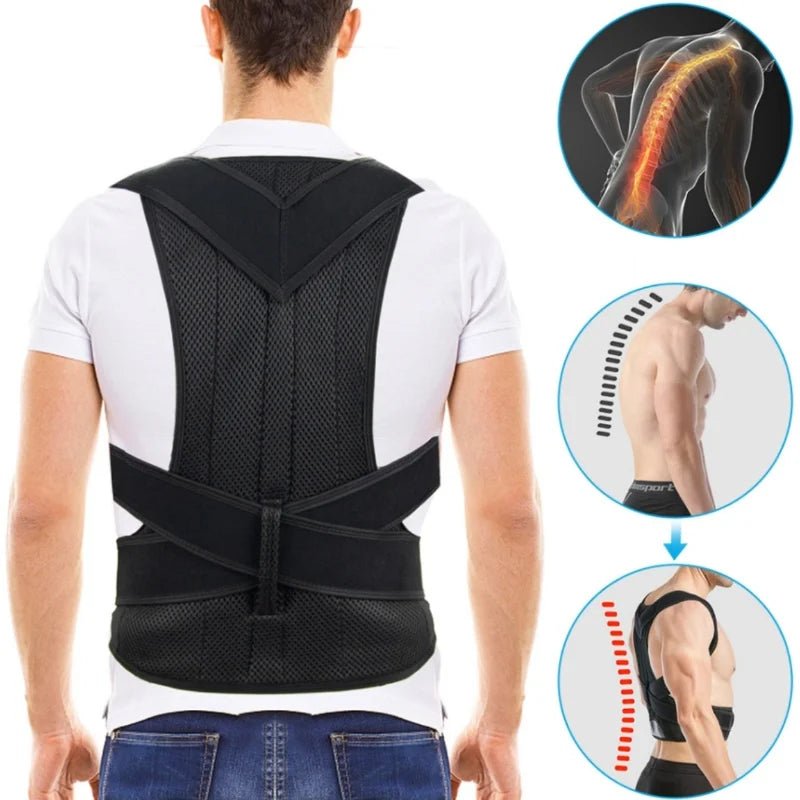 Humpback Posture Corrector, Scoliosis Corrector, Student Posture Trainer for Humpback Prevention, Unisex Sitting Posture Correct - Ammpoure