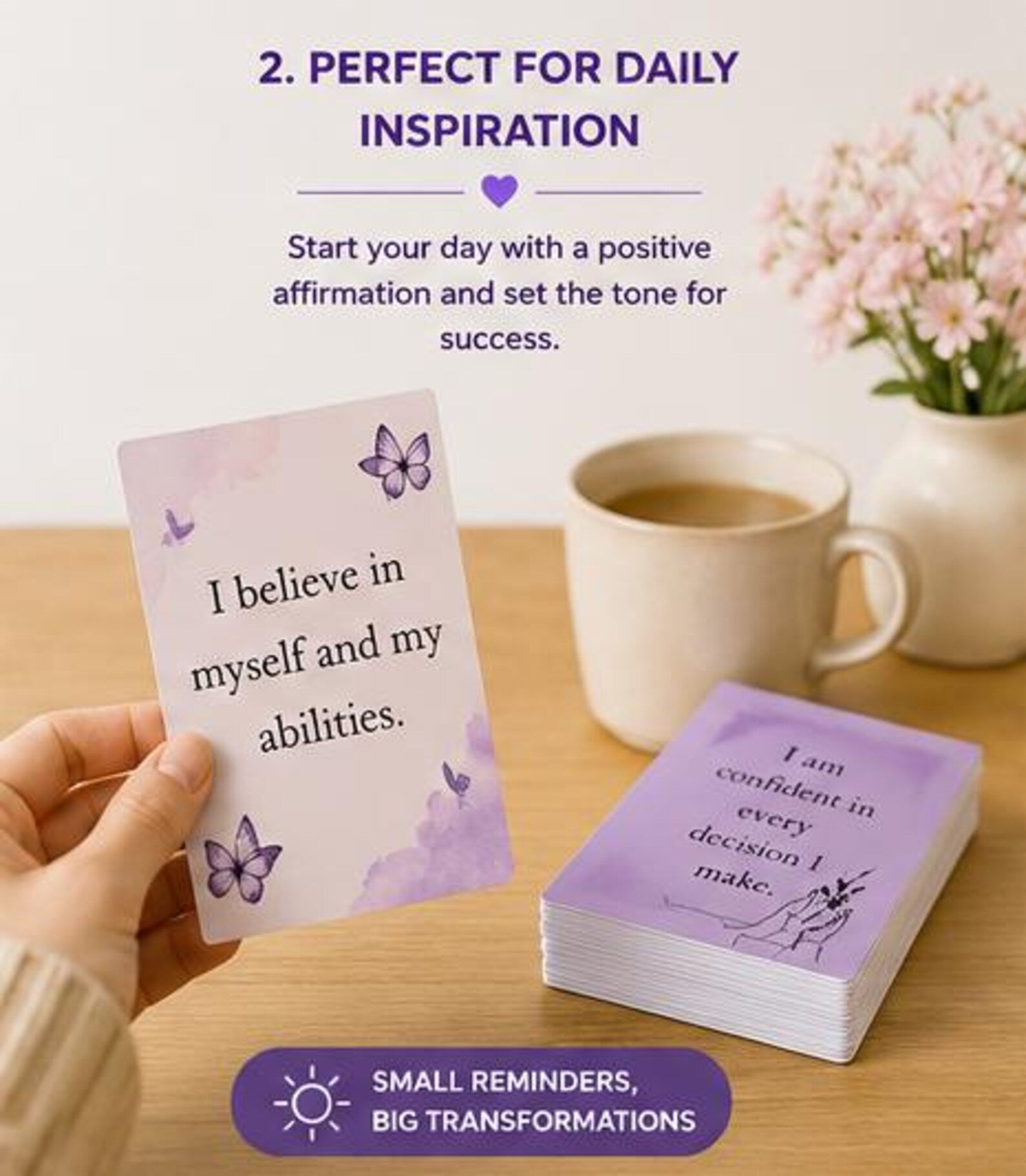 Printable Positive Affirmation Cards, Mindfulness Quote Template, Anxiety Relief Gift, Self Care Journal & Planner Inserts, Digital PDF
