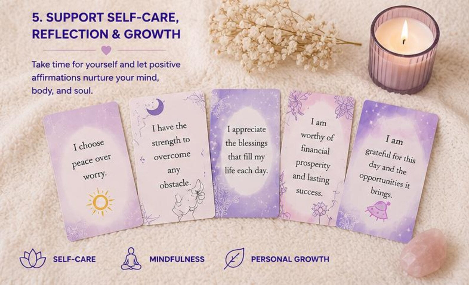 Mindful Reflection Cards Printable, Overcoming Setbacks Quote Template, Inner Strength Gift, Perspective Shift Journal Inserts, Digital PDF