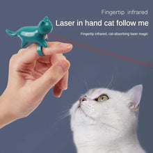 Load image into Gallery viewer, Interactive Laser Cat Teaser, Teasing Finger Lights Toy, Infrared Pet Toy, ABS Materials, Pet Supplies - Ammpoure Wellbeing 🇬🇧
