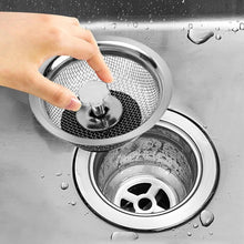 Load image into Gallery viewer, Kitchen Water Sink Filter Sink Mesh Strainer Kitchen Stainless Steel Sink Strainer Bathroom Floor Drain Cover Cleaning Tools - Ammpoure Wellbeing 🇬🇧
