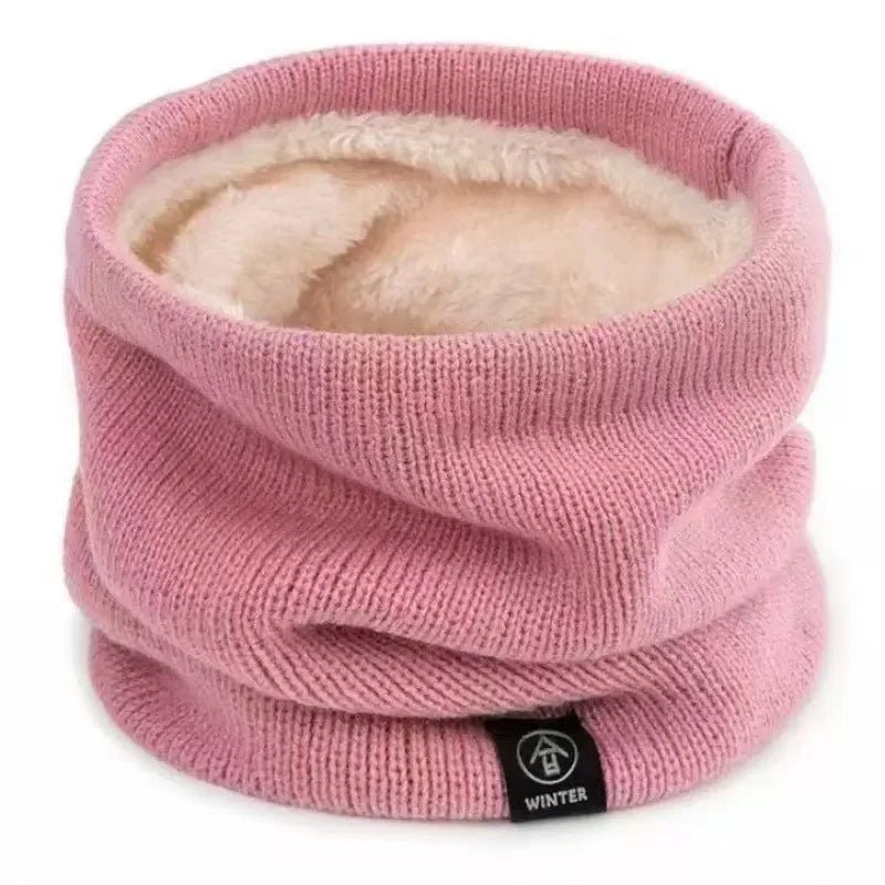 Knitted Neck Warmer Sports Scarf Fashion Soft Women Men Face Cover Winter Skating Running Hiking Scarves Thick Cold - proof Collar - Ammpoure