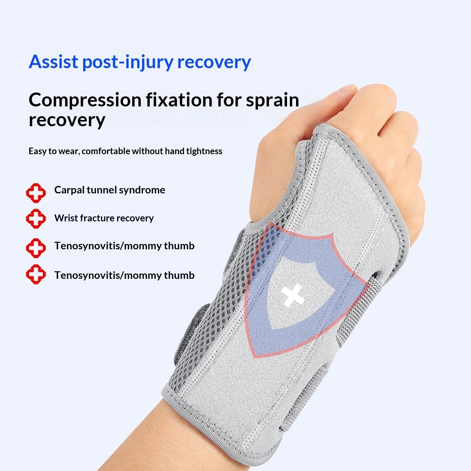 Knuckle Pain Double Strap Wrist Brace - Ammpoure
