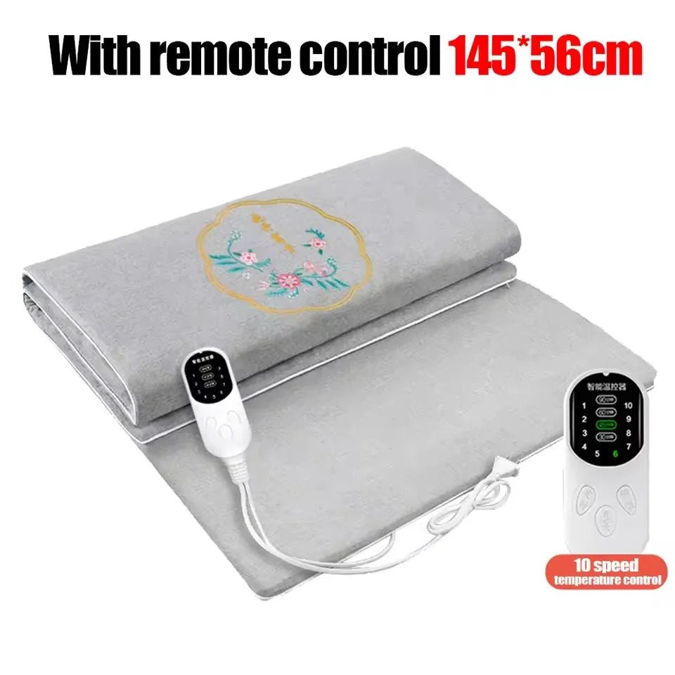 Large Area Moxibustion Massage Mat Electric Heating Blanket Hot Compress Back Waist Household Physical Therapy Acupressure Pads - Ammpoure