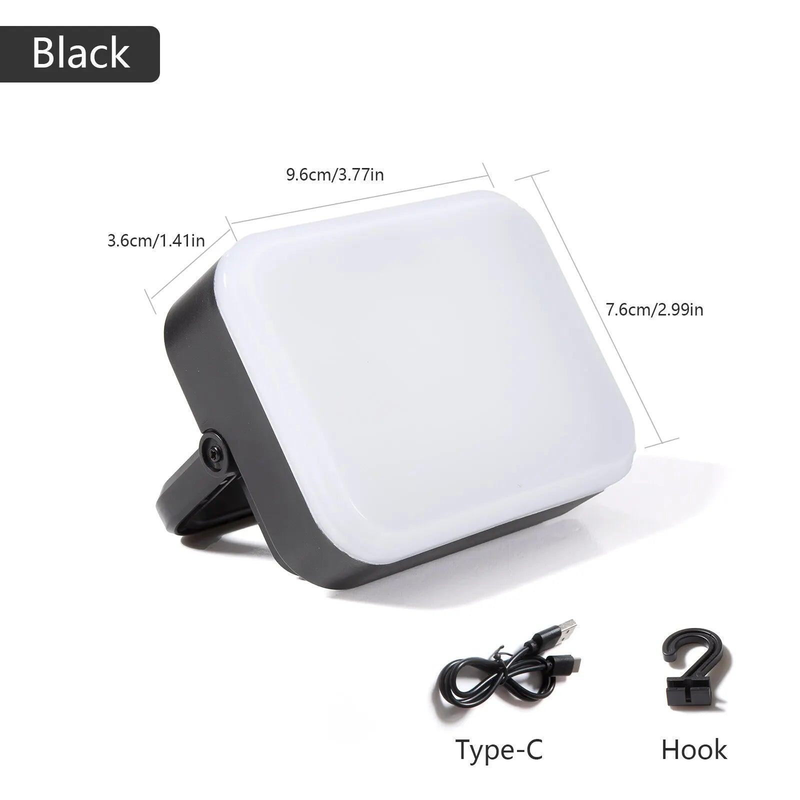 LED Camping Light USB Charging Portable Tent Lantern Emergency Flashlight Night Fourth Gear Dimming Outdoor Hiking - Ammpoure Wellbeing